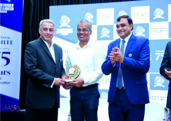 FELICITATED BY CHAMBER OF COMMERCE, JAMSHEDPUR